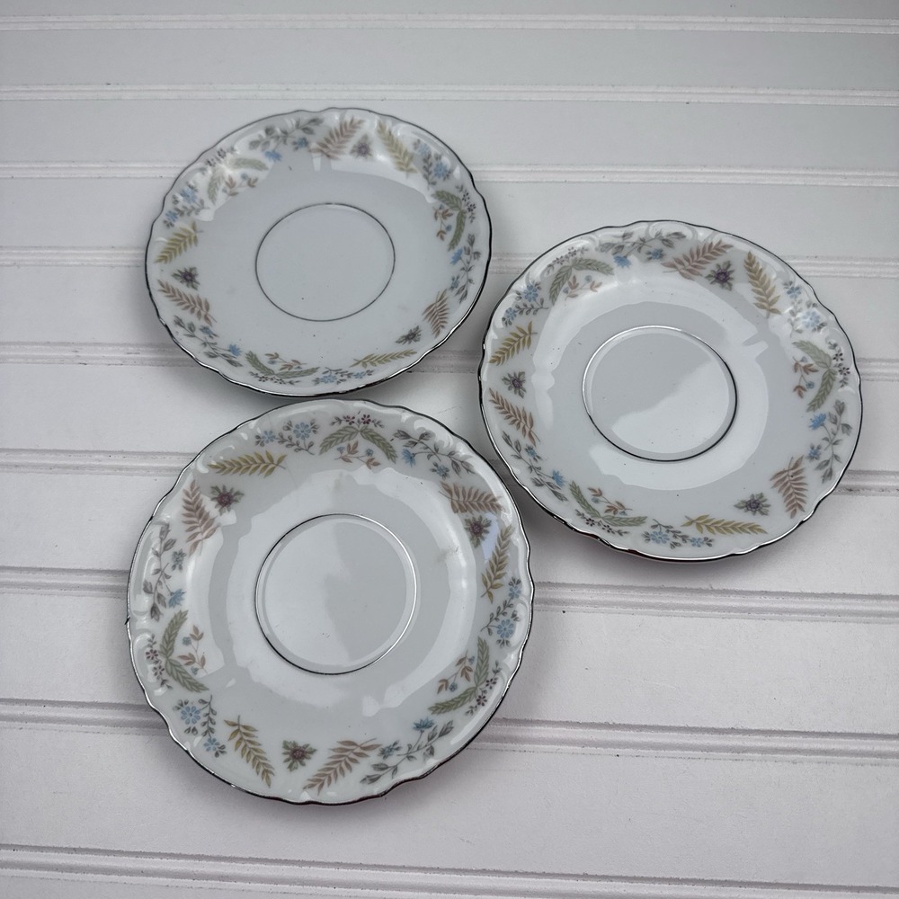 Joanne By Fine China Of Japan Dinner Saucer lot of 3